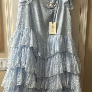 JessaKae Sky Blue Lace Dress